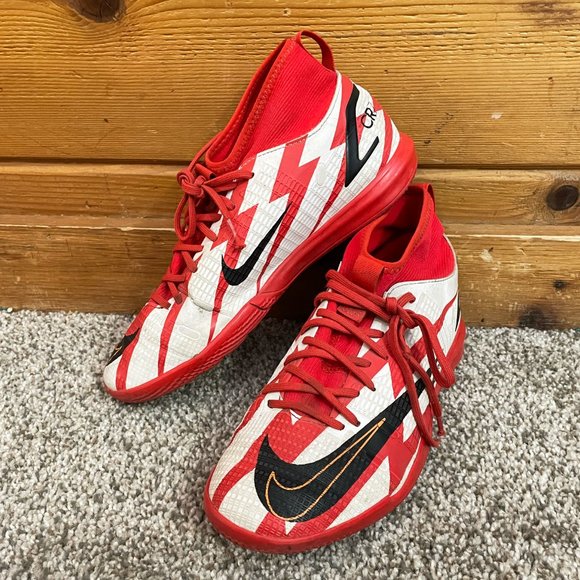 Nike Mercurial Superfly 8 Academy CR7 IC GS 'Chile Red' SIZE 5.5 - Picture 1 of 8